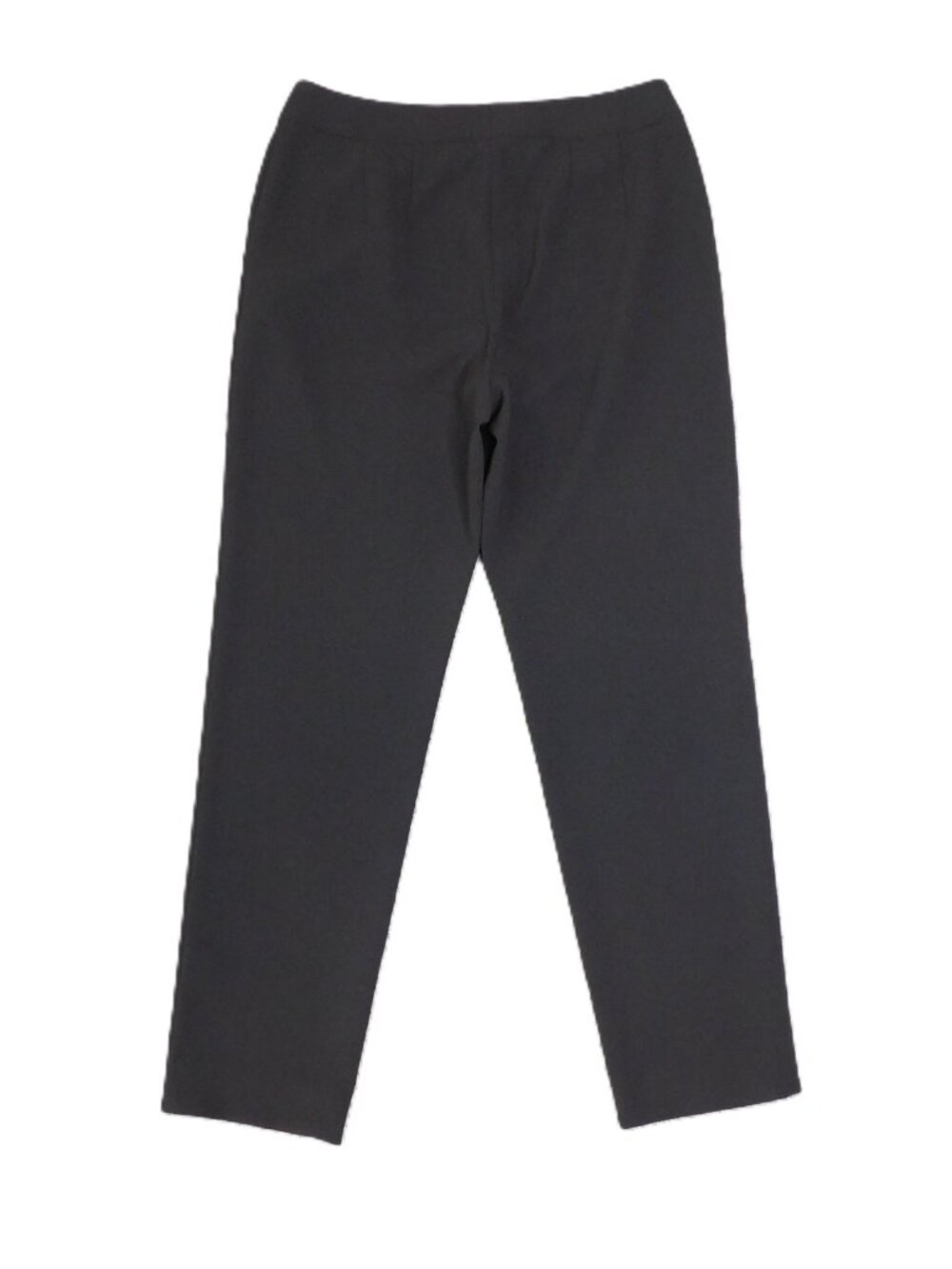 Brunello Cucinelli Black Wool Tapered Pants | Ankle Split | Side Zip | EUC | 8